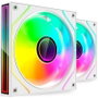 Mars Gaming Kit 2 Ventiladores MF-3DPROX2 Blanco ARGB 120mm